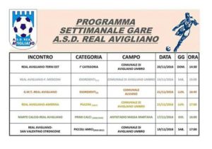 programma-real-avigliano-del-weekend